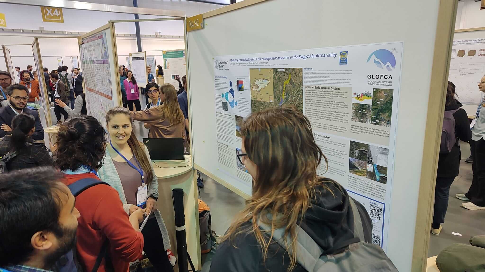 GLOFCA Scientists' study at poster session EGU 2024